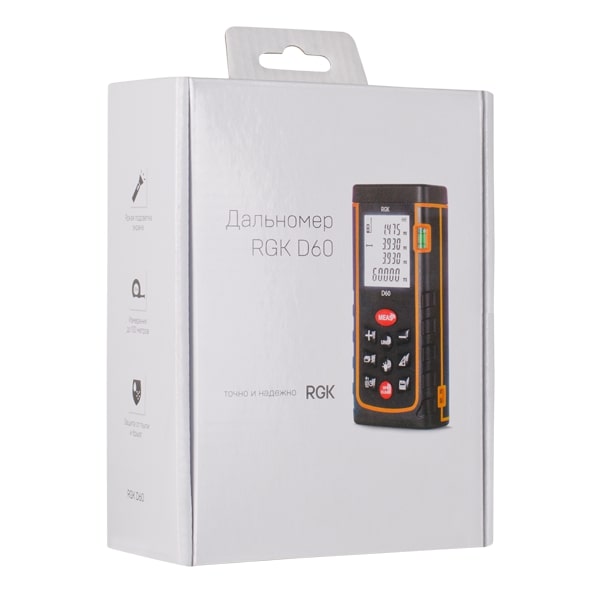 Лазерный дальномер RGK D60 - 4