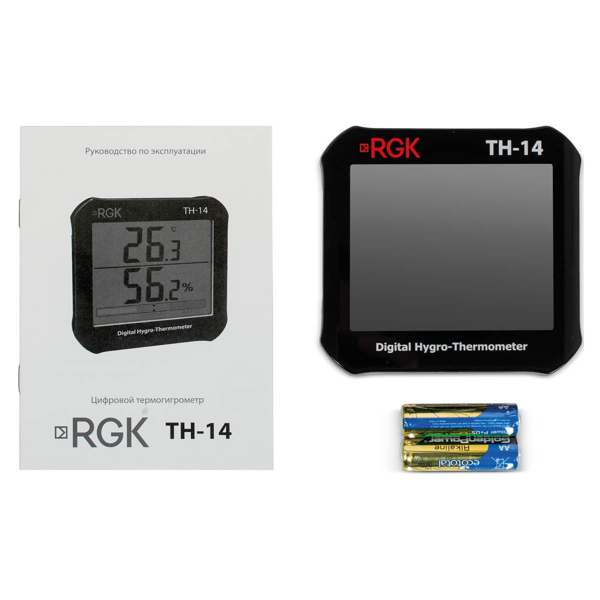 Термогигрометр RGK TH-14 с поверкой - 2