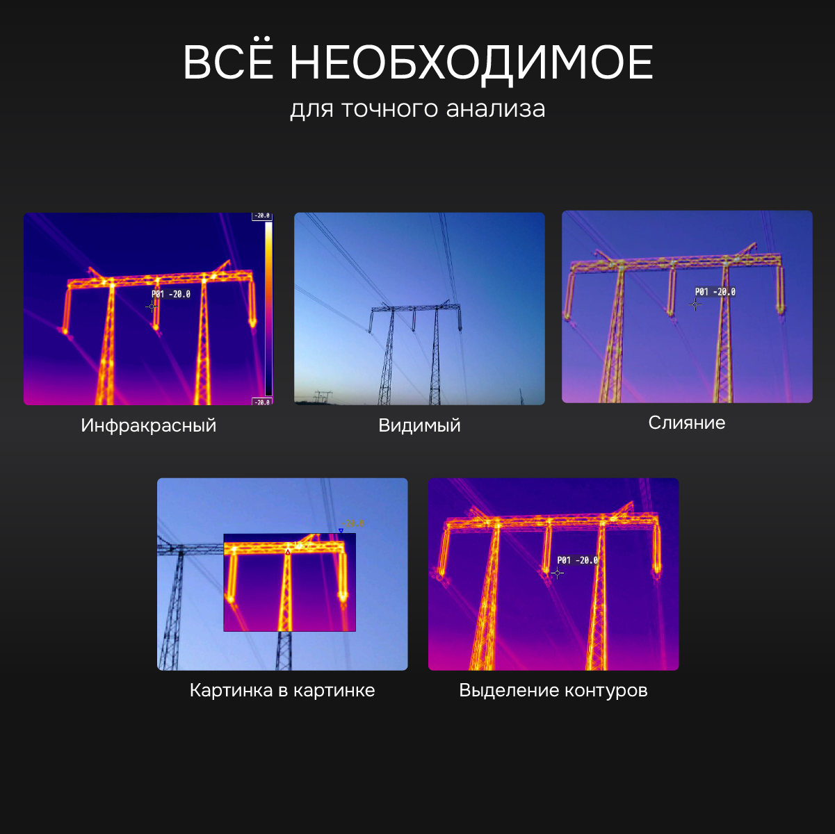 Тепловизор RGK TL-640 в комплекте с телеобъективом 6° - 9