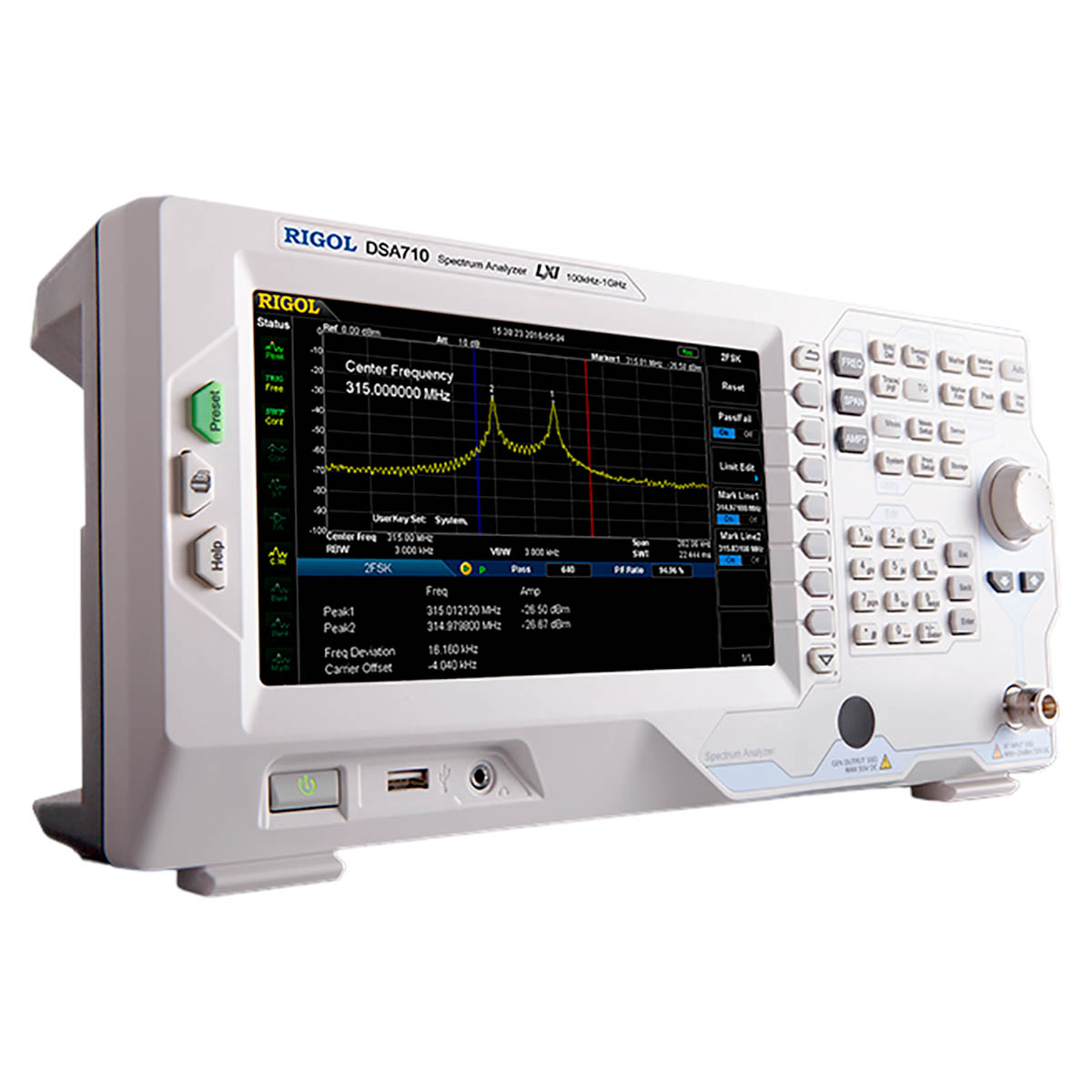 Анализатор спектра RIGOL DSA705 - 3